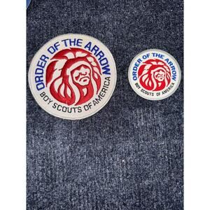 Vintage BSA Order Of The Arrow Boy Scouts Of America Old Logo Indian Patch Stick